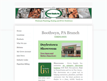 Tablet Screenshot of grovesupplyinc.com